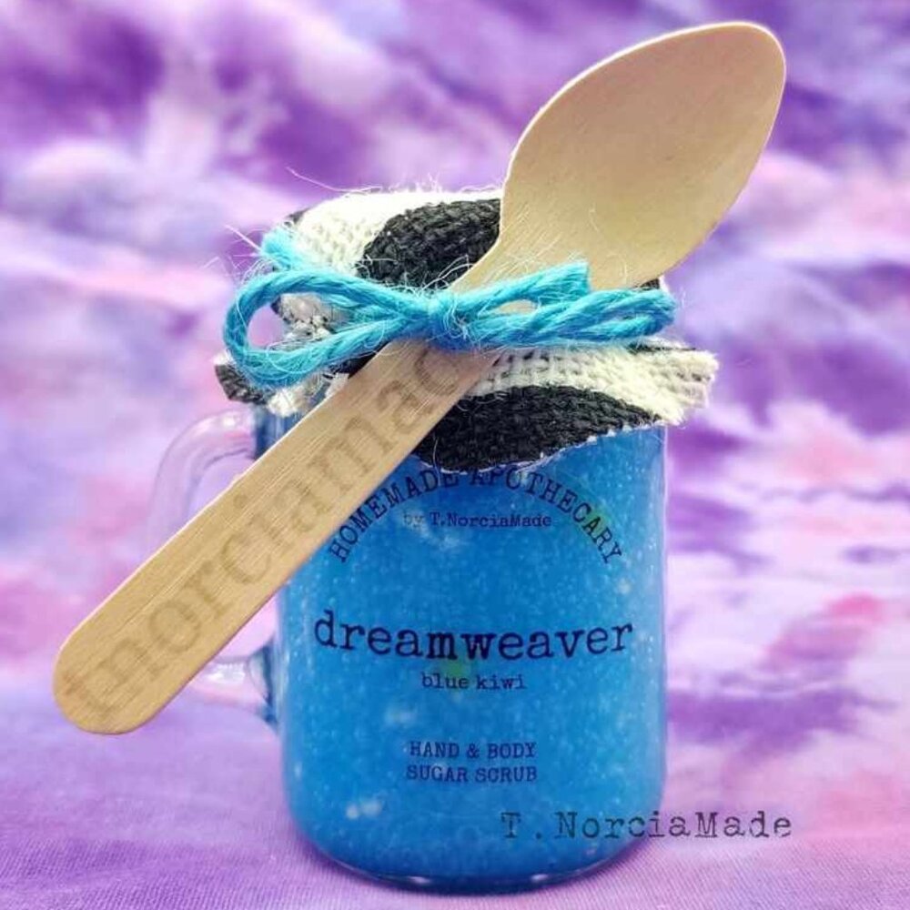 Dreamweaver Hand & Body Sugar Scrub: Blue Kiwi